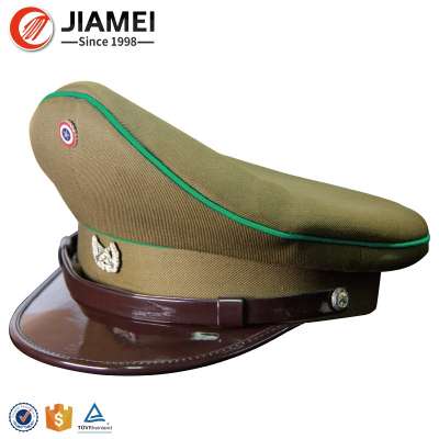 High Quality Zimbabwe military army uniform police officer peak cap