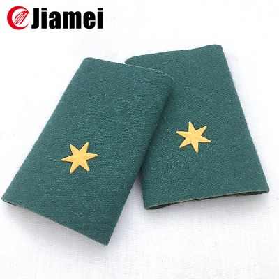 Custom design military uniform pvc shoulder epaulets